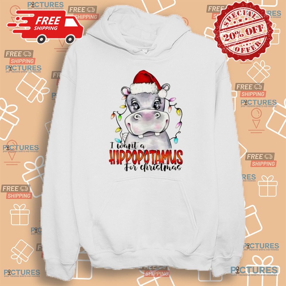 I Want A Hippopotamus For Christmas Hippo Christmas Lights 2024 Shirt I Want A Hippopotamus For Christmas Hippo Christmas Lights 2024 Shirt