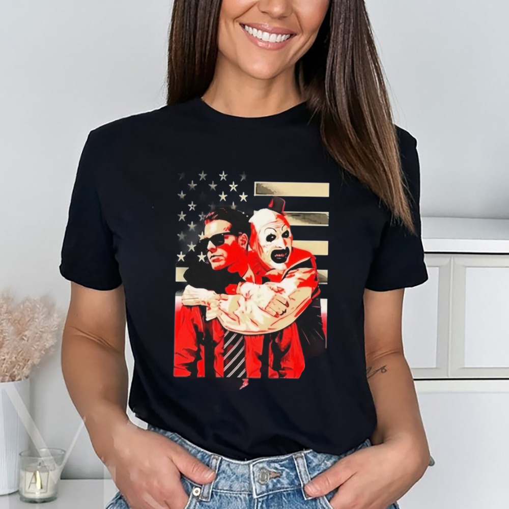 Ice Nine Kills X Terrifier A Work Of Art Embrace Shirt