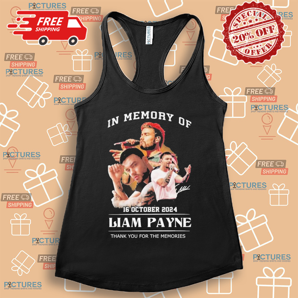 In Memory Of 2024 Liam Payne Thank You For The Memories Shirt