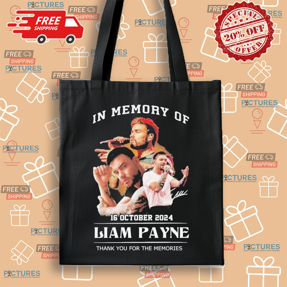 In Memory Of 2024 Liam Payne Thank You For The Memories Shirt