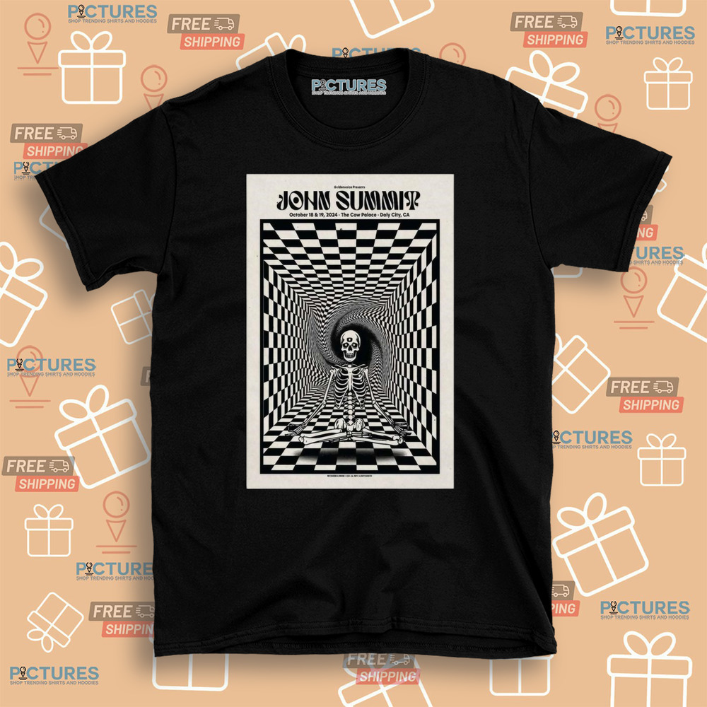 John Summit Oct 18-19 2024 Cow Palace in Daly City CA Tour Poster Shirt