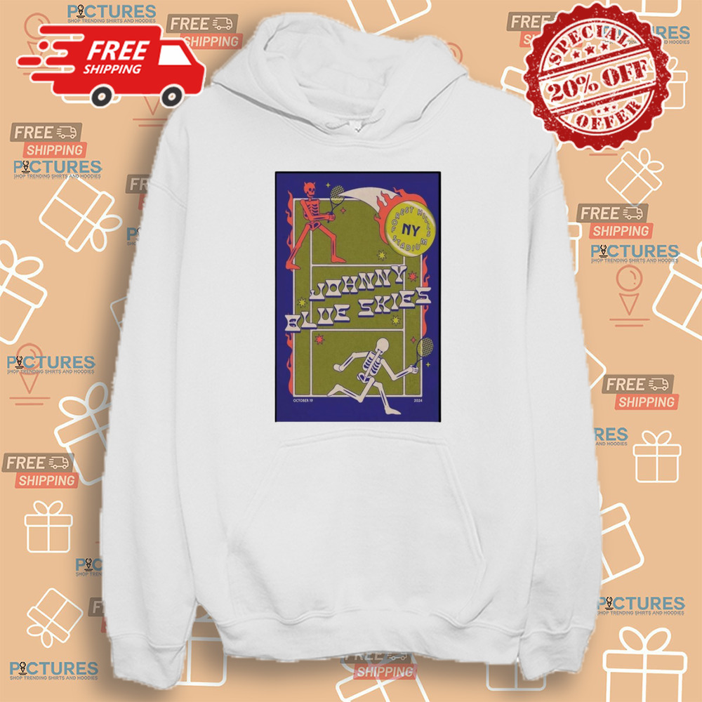 Johnny Blue Skies Forest Hills Stadium Forest Hills, NY Oct 19 2024 Tour Poster Shirt Johnny Blue Skies Forest Hills Stadium Forest Hills, NY Oct 19 2024 Tour Poster Shirt
