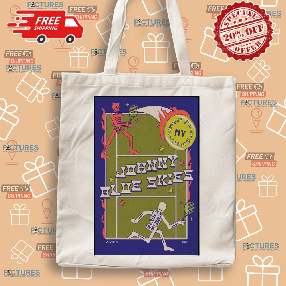 Johnny Blue Skies Forest Hills Stadium Forest Hills, NY Oct 19 2024 Tour Poster Shirt Johnny Blue Skies Forest Hills Stadium Forest Hills, NY Oct 19 2024 Tour Poster Shirt