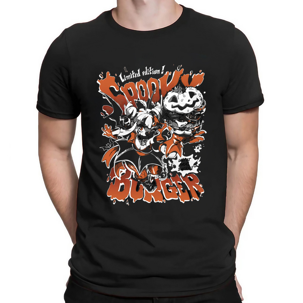 Limited Edition Spooky Burger Halloween Shirt
