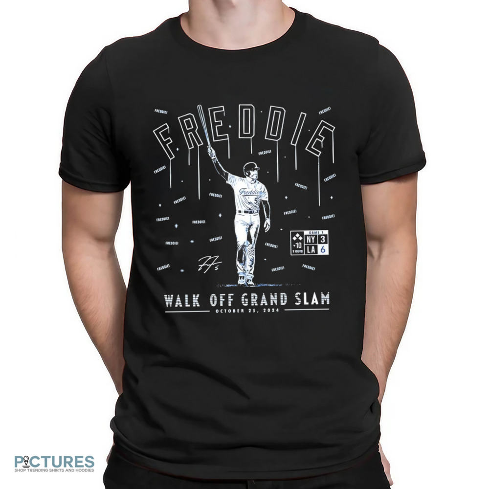 Los Angeles Dodgers Freddie Freeman Walk-off Grand Slam Shirt 8 Los Angeles Dodgers Freddie Freeman Walk-off Grand Slam Shirt