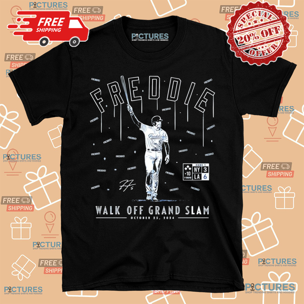 Los Angeles Dodgers Freddie Freeman Walk-off Grand Slam Shirt Los Angeles Dodgers Freddie Freeman Walk-off Grand Slam Shirt