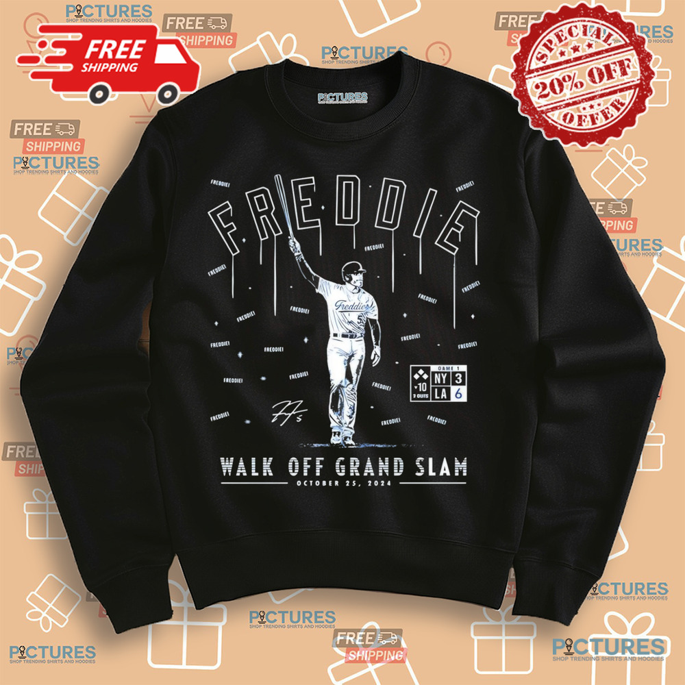 Los Angeles Dodgers Freddie Freeman Walk-off Grand Slam Shirt Los Angeles Dodgers Freddie Freeman Walk-off Grand Slam Shirt