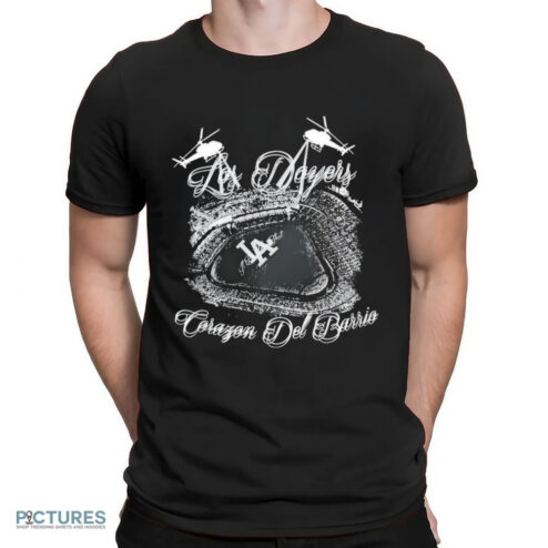 Los Angeles Dodgers Los Doyers Corazon Del Barrio Stadium Shirt