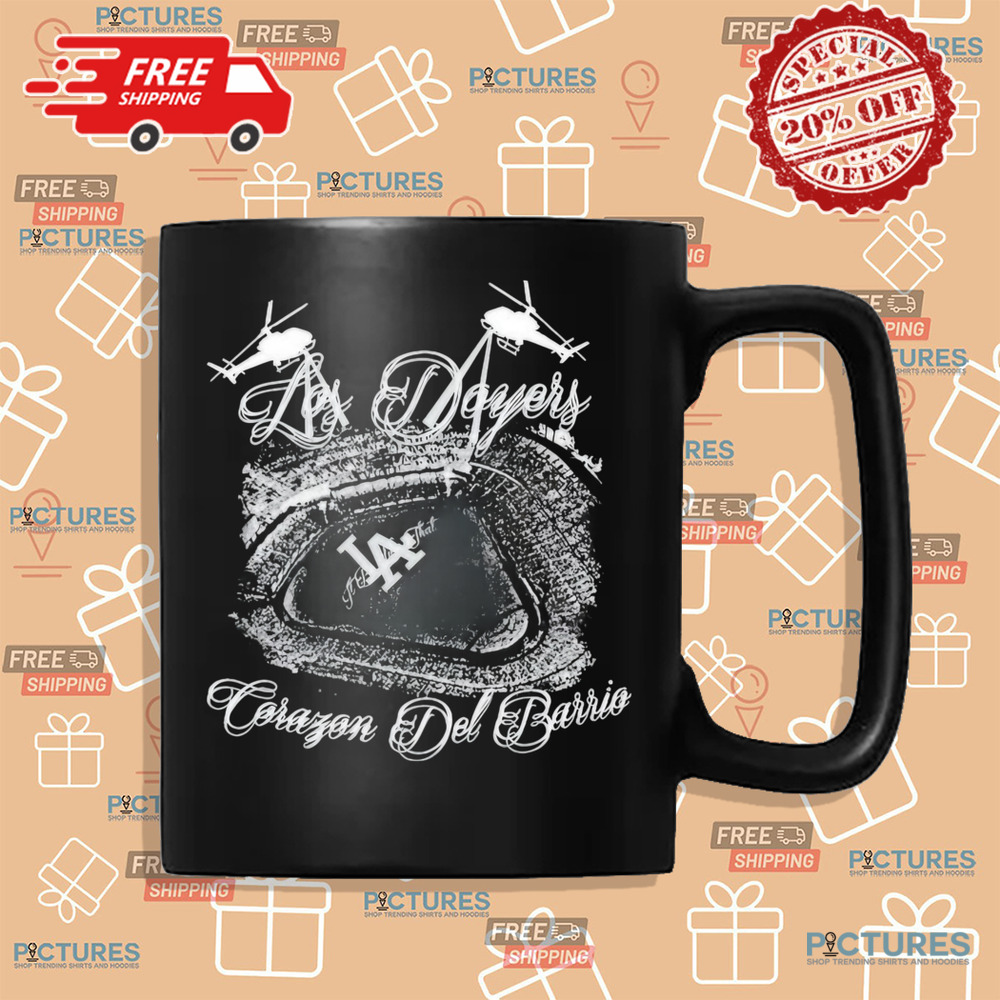 Los Angeles Dodgers Los Doyers Corazon Del Barrio Stadium Shirt Los Angeles Dodgers Los Doyers Corazon Del Barrio Stadium Shirt