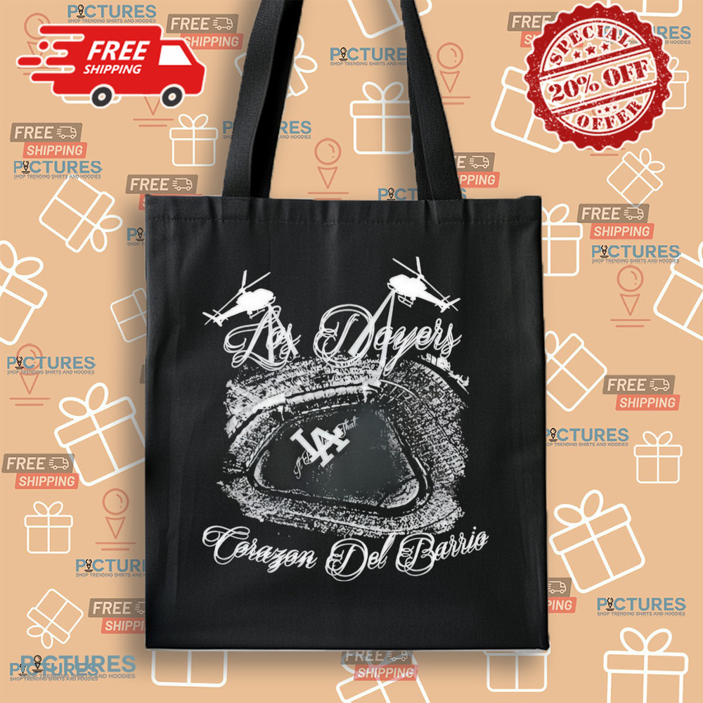 Los Angeles Dodgers Los Doyers Corazon Del Barrio Stadium Shirt Los Angeles Dodgers Los Doyers Corazon Del Barrio Stadium Shirt