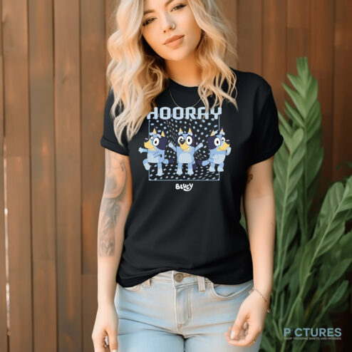 Mad Engine Bluey Boys' Hooray Character shirt