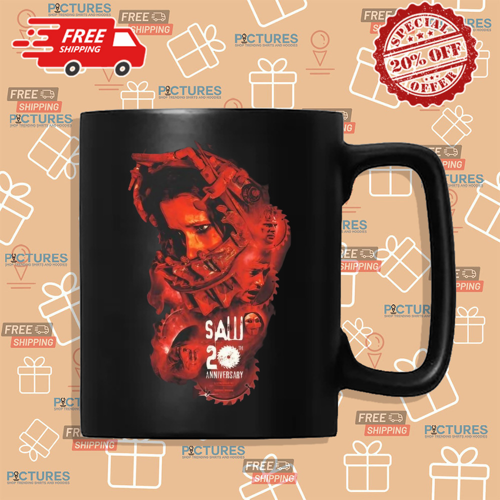 Movie Saw 20th Anniversary Blades Of Gory Lionsgate Horror Shirt