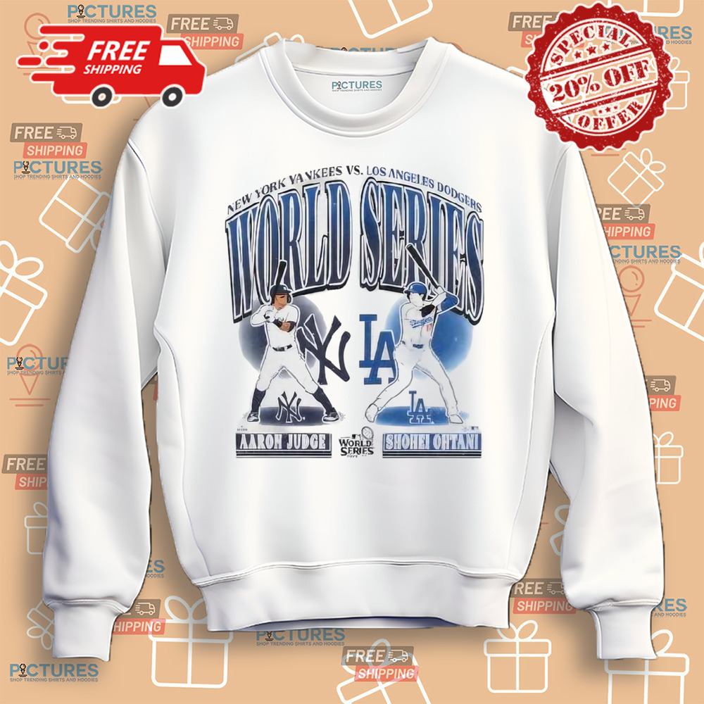 New York Yankees Aaron Judge Vs. Los Angeles Dodgers Shohei Ohtani Mlb Player Dueling 2024 World Series Shirt New York Yankees Aaron Judge Vs. Los Angeles Dodgers Shohei Ohtani Mlb Player Dueling 2024 World Series Shirt