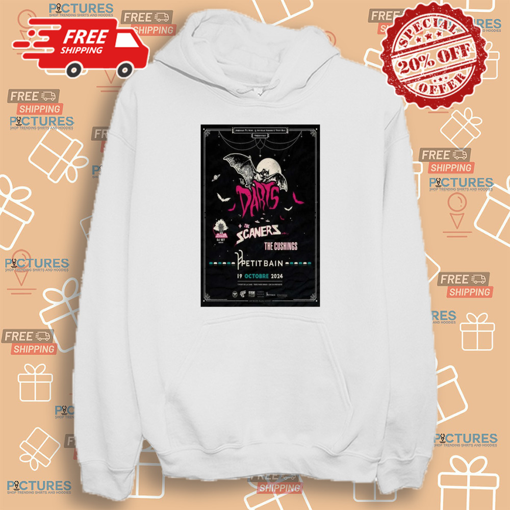 Official Poster The Darts Petit Bain In Paris France October 19-2024 Shirt Official Poster The Darts Petit Bain In Paris France October 19-2024 Shirt