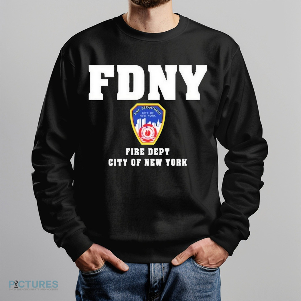 Pete Davidson Wearing Fdny Fire Dept City Of New York Shirt