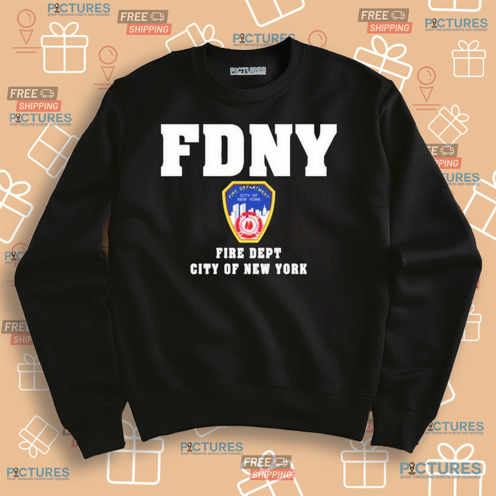 Pete Davidson Wearing Fdny Fire Dept City Of New York Shirt