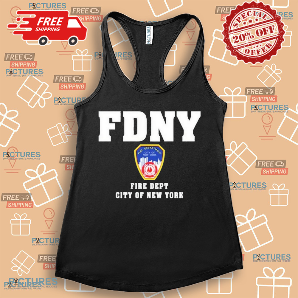 Pete Davidson Wearing Fdny Fire Dept City Of New York Shirt