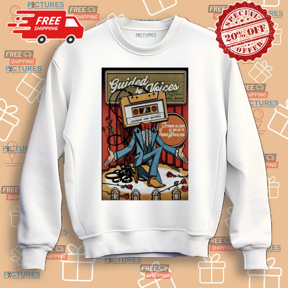 Poster Guided By Voices Show At Will Johnson On October 26-2024 Shirt Poster Guided By Voices Show At Will Johnson On October 26-2024 Shirt