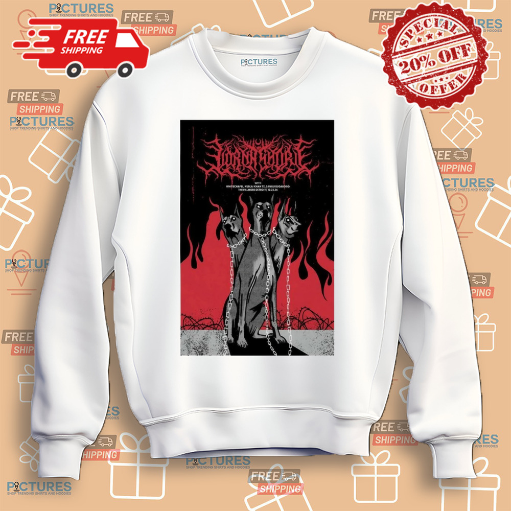 Poster Lorna Shore The Fillmore Detroit In Detroit MI Oct 23-2024 Shirt Poster Lorna Shore The Fillmore Detroit In Detroit MI Oct 23-2024 Shirt