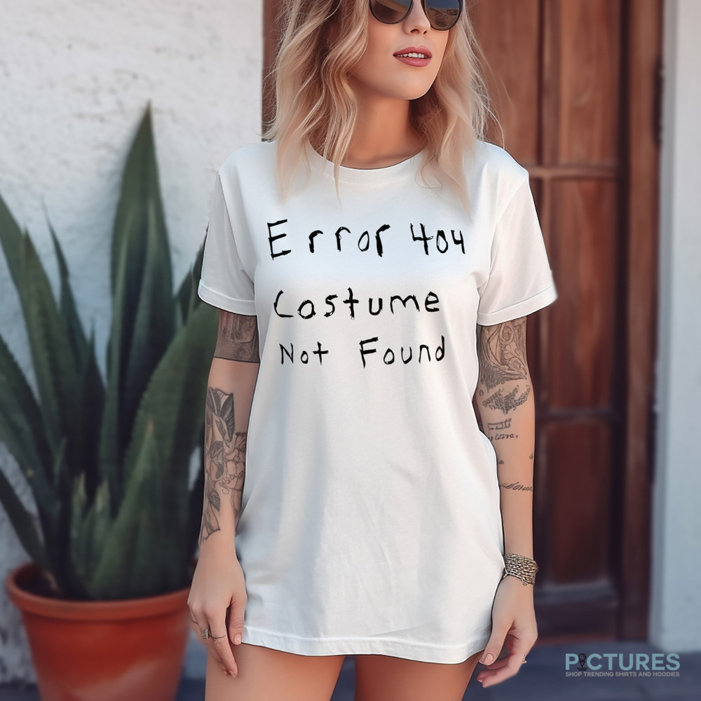 Setupspawn Wearing Error 404 Costume Not Found Shirt