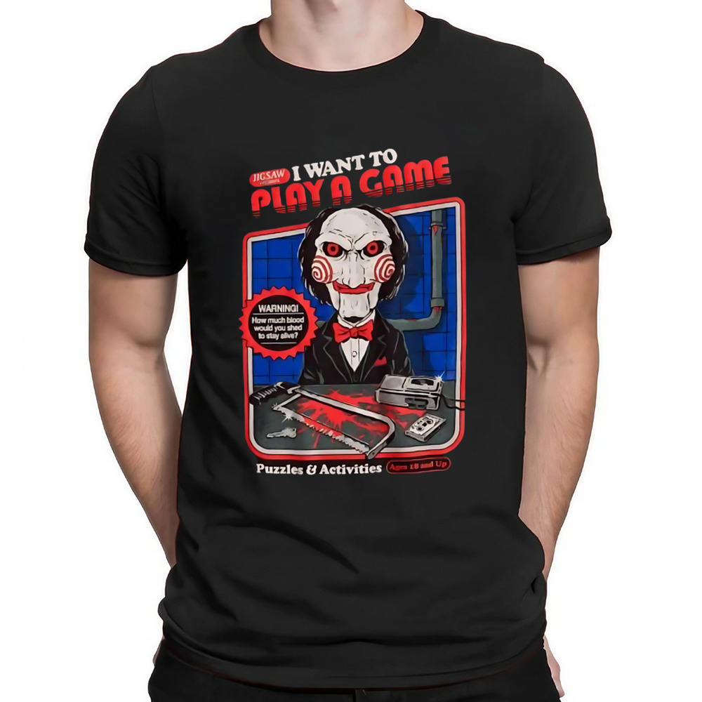 Steven Rhodes X SAW I Want To Play A Game Shirt