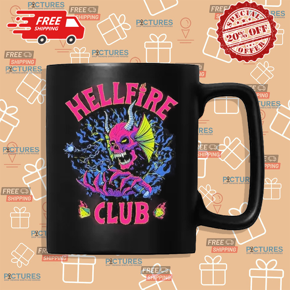 Stranger Things The Hellfire Club New Logo Pink Color Shirt