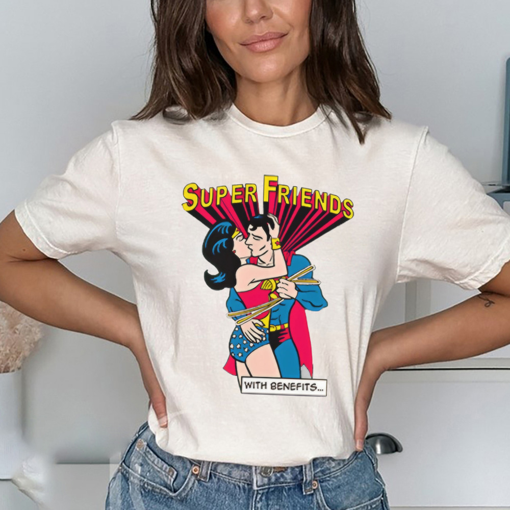 Super Friends With Benefit Superman Wonder Woman Love Shirt