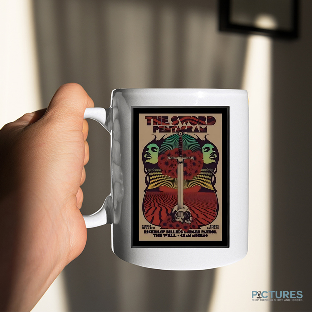 The Sword Pentagram At Stubbs In Austin Tx Nov 3 2024 Poster Shirt The Sword Pentagram At Stubbs In Austin Tx Nov 3 2024 Poster Shirt