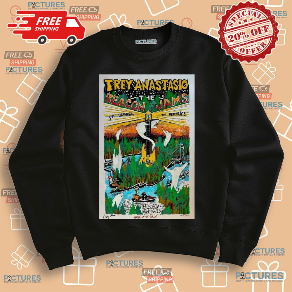 Trey Anastasio Poster Show The Beacon Jams Ghosts Of The Forest Shirt Trey Anastasio Poster Show The Beacon Jams Ghosts Of The Forest Shirt