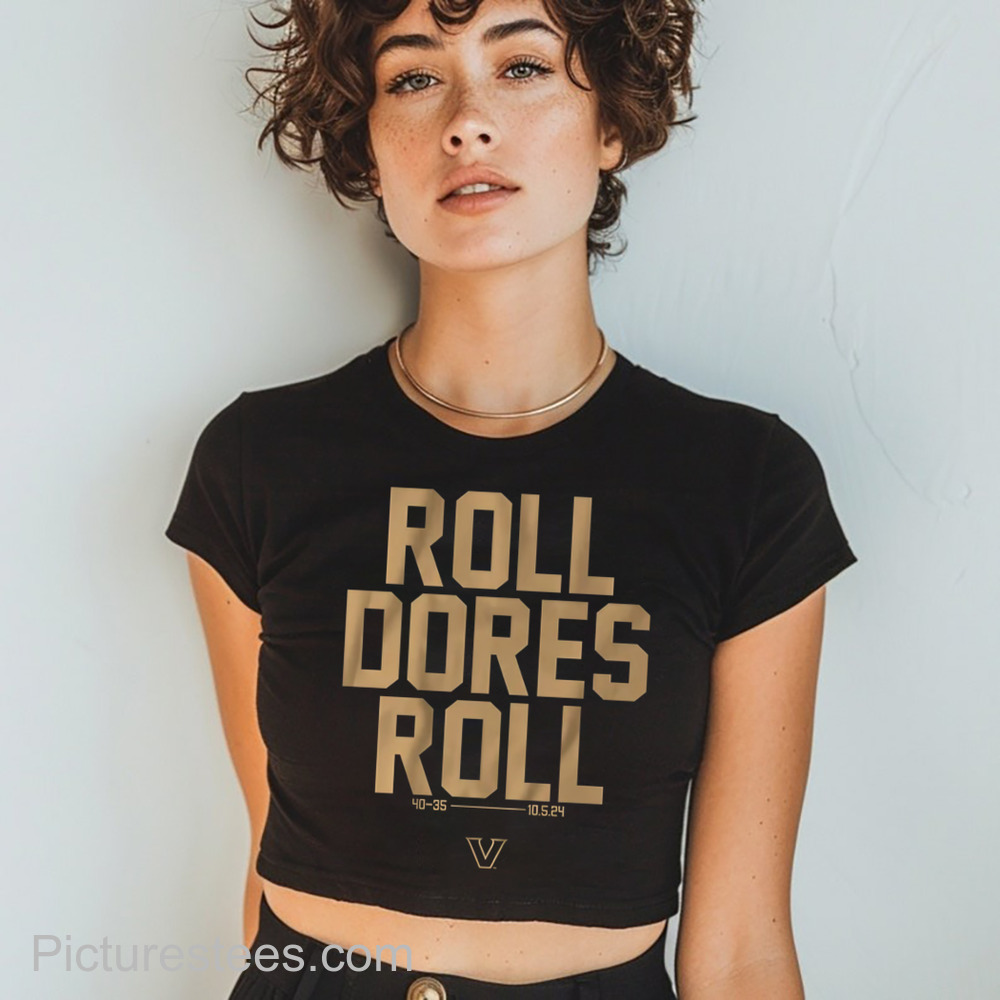 Vanderbilt Football Roll Dores Roll 40-35 shirt
