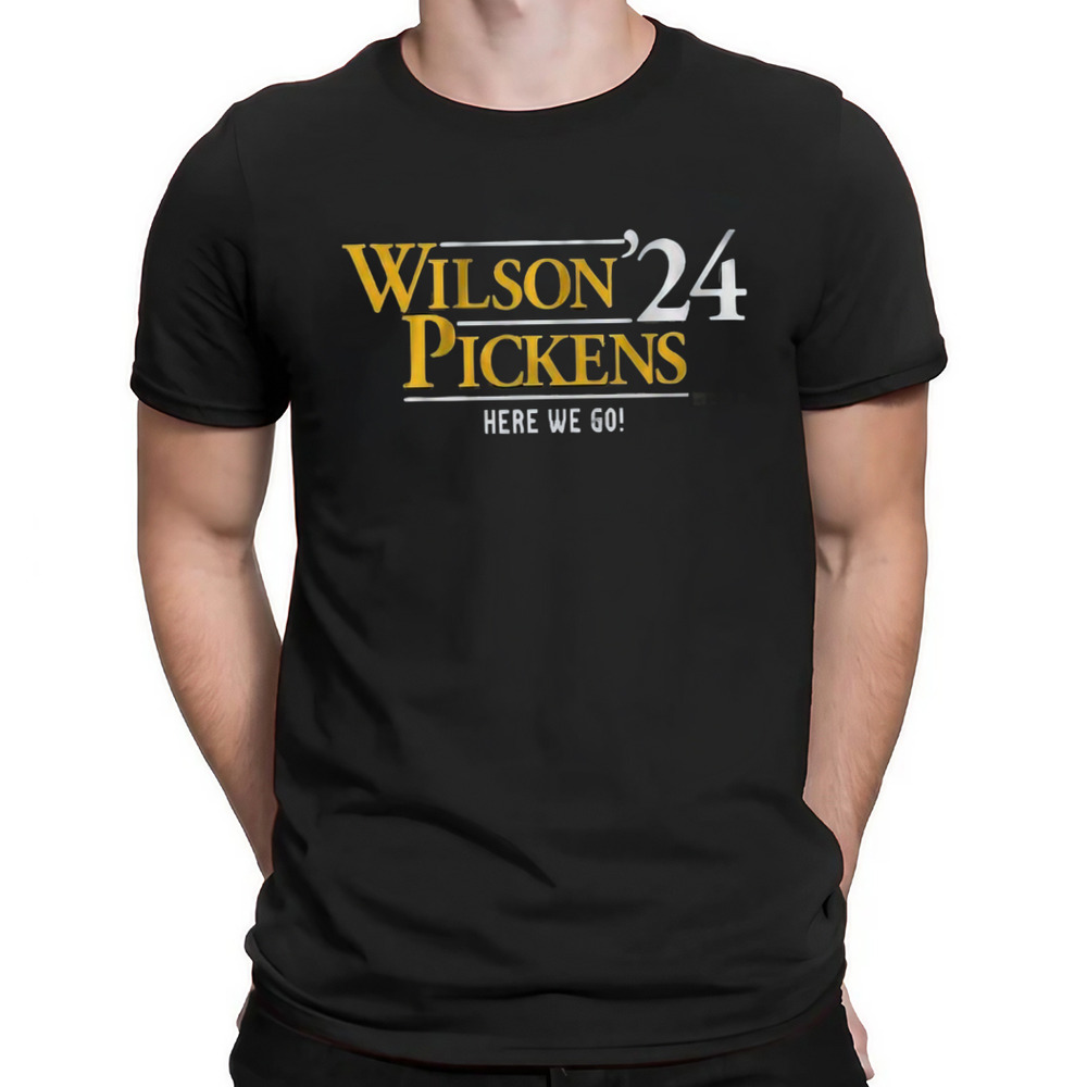 Wilson Pickens '24 here we go Russell Wilson and George Pickens shirt
