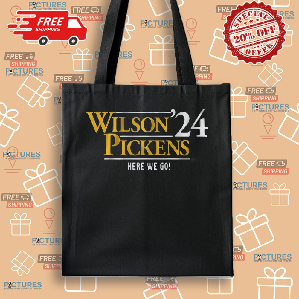 Wilson Pickens '24 here we go Russell Wilson and George Pickens shirt Wilson Pickens '24 here we go Russell Wilson and George Pickens shirt