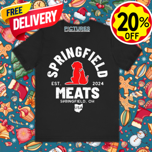 Springfield Meats Est 2024 They Are Eating The Dogs USA Shirt