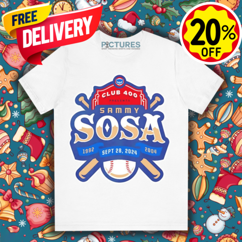 Chicago Cubs Sammy Sosa Club 400 Presents Sept 28 2024 Shirt