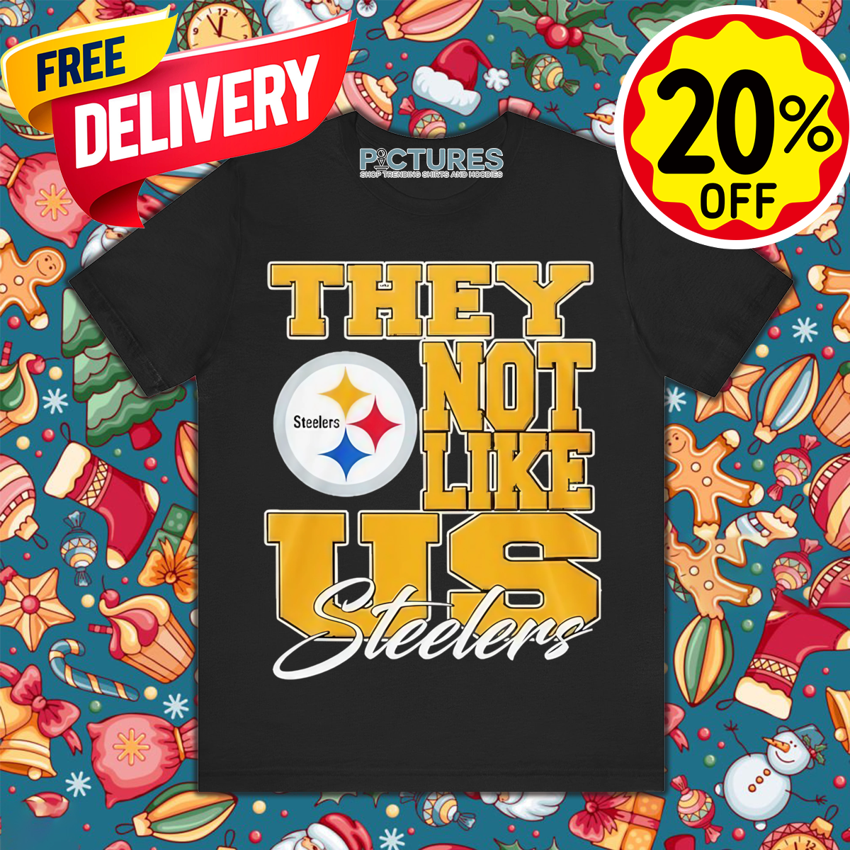 Pittsburgh Steelers They Not Like Us Steelers 2024 Shirt