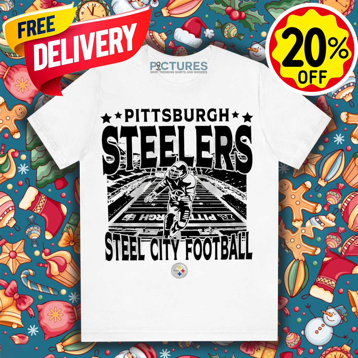 Pittsburgh Steelers Gameday Steel City Football Player Stadium 2024 Shirt