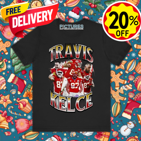 Nice Kansas City Chiefs Travis Kelce 90s Bootleg 2024 Shirt