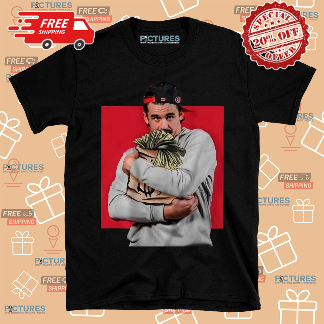 Carolina Hurricanes Seth Jarvis Hug Money Bag Shirt Carolina Hurricanes Seth Jarvis Hug Money Bag Shirt