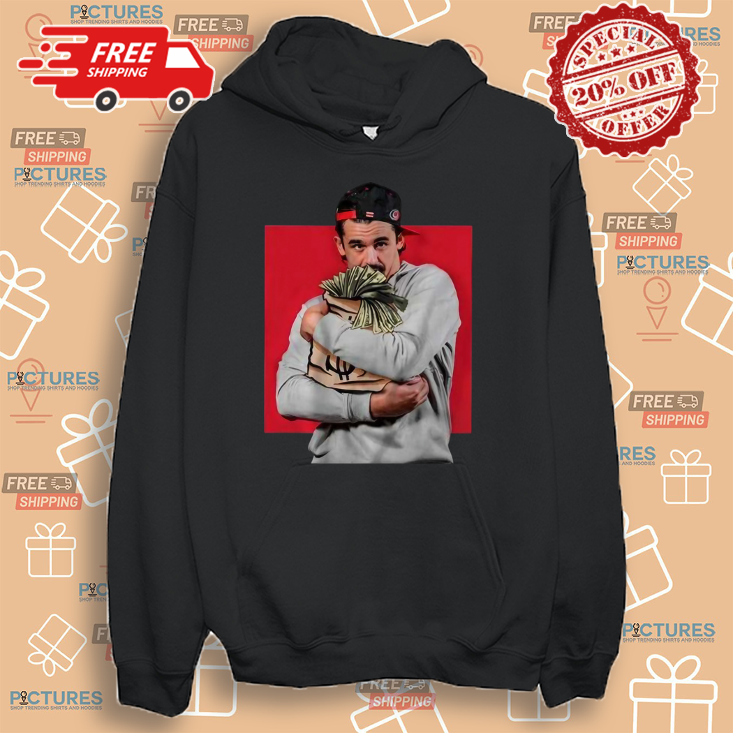 Carolina Hurricanes Seth Jarvis Hug Money Bag Shirt Carolina Hurricanes Seth Jarvis Hug Money Bag Shirt