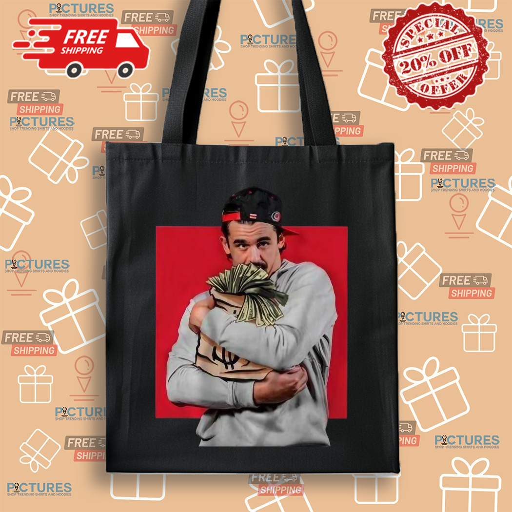 Carolina Hurricanes Seth Jarvis Hug Money Bag Shirt Carolina Hurricanes Seth Jarvis Hug Money Bag Shirt