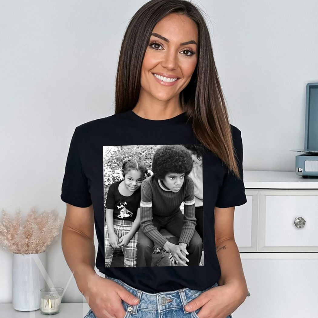 Kids Michael & Janet Youth Pop King Shirt