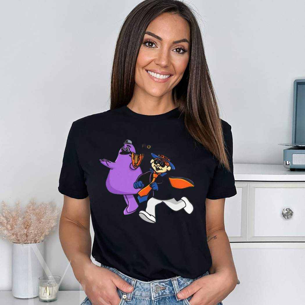 New York Mets Grimace Monster Rob the Bank Shirt