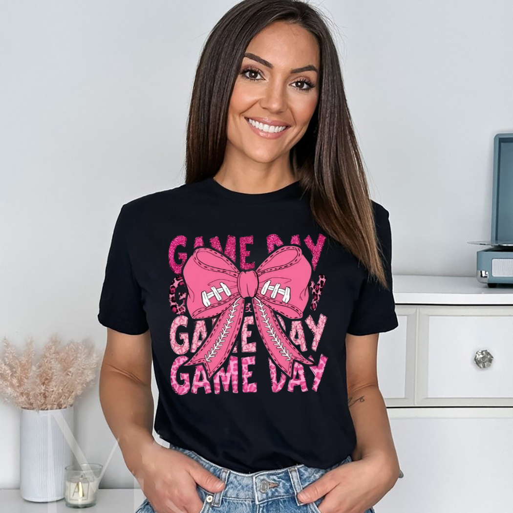 Breast Cancer Pink Game Day Football Shirt
