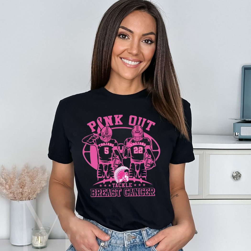 Breast Cancer Pink Out Tackle Shirt