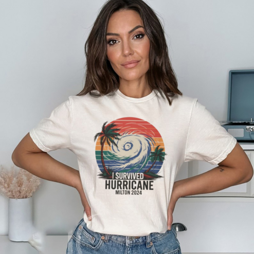 Hurricane Milton I Survived 2024 Nostalgia Shirt