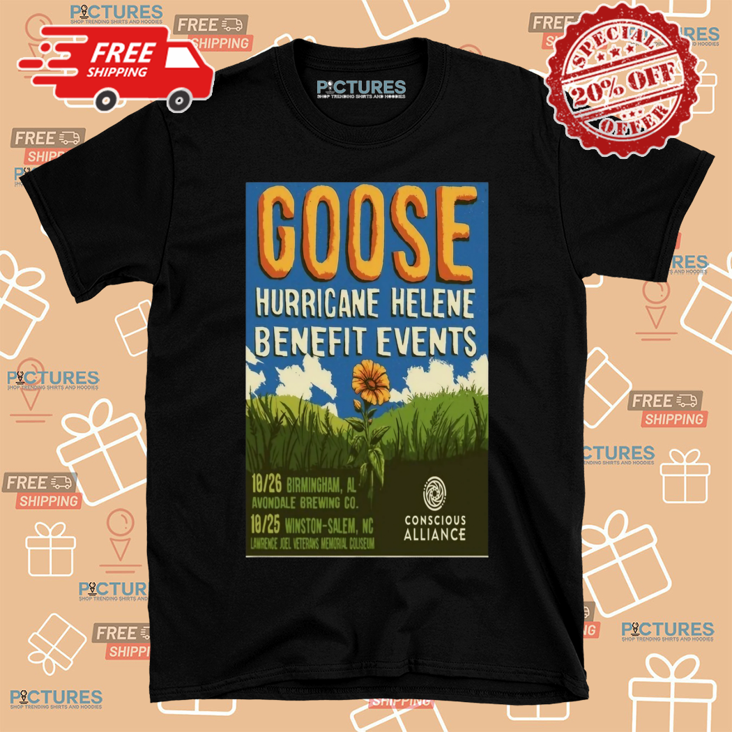 Goose Oct 25 2024 Winston Salem NC Postes Show Lawrence Joel Veterans Memorial Coliseum Shirt Goose Oct 25 2024 Winston Salem NC Postes Show Lawrence Joel Veterans Memorial Coliseum Shirt