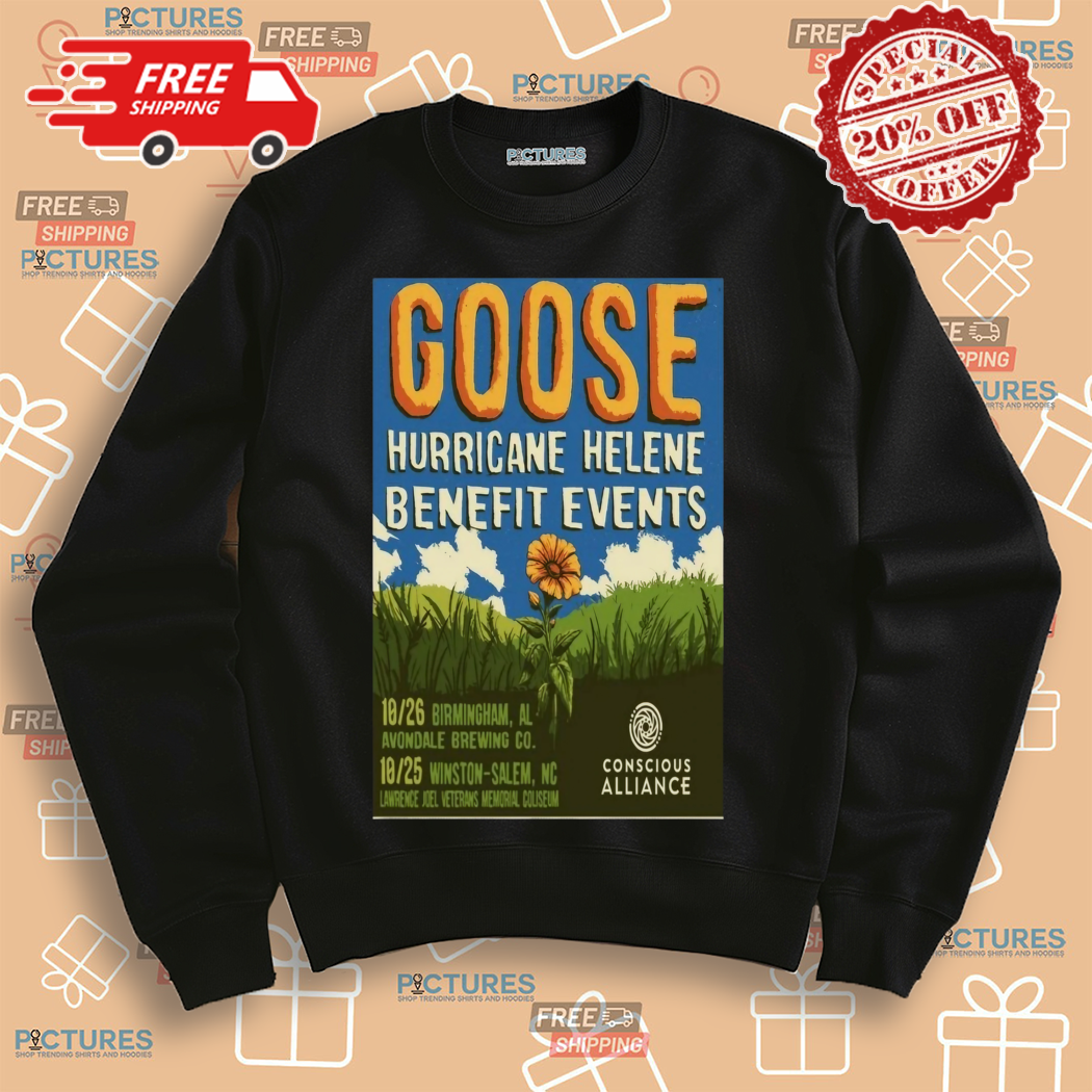 Goose Oct 25 2024 Winston Salem NC Postes Show Lawrence Joel Veterans Memorial Coliseum Shirt Goose Oct 25 2024 Winston Salem NC Postes Show Lawrence Joel Veterans Memorial Coliseum Shirt