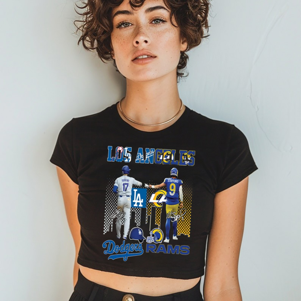 Los Angeles Team Dodgers Ohtani Rams Stafford Shirt