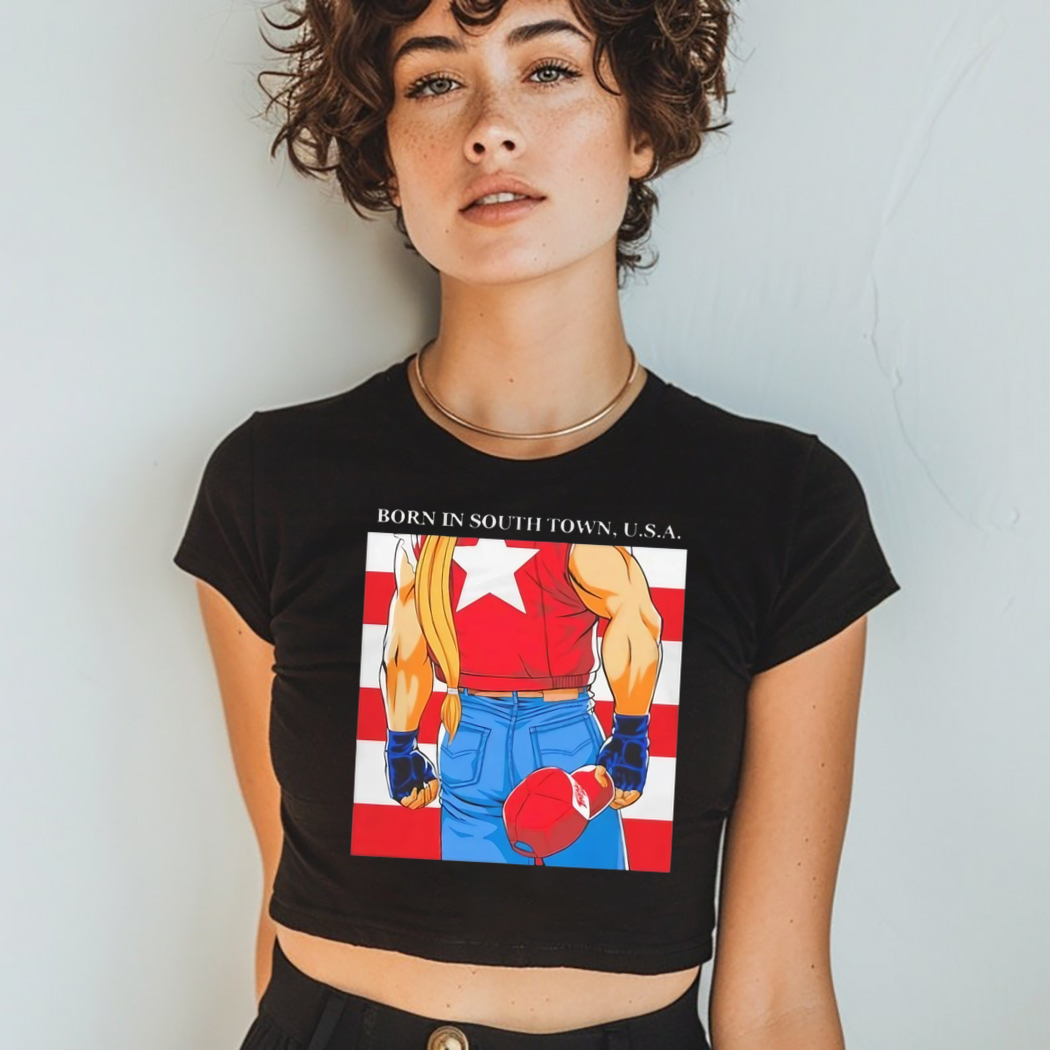 Terry Bogard Fatal Fury X Bruce Springsteen's Born In The USA Born In South Town USA Shirt