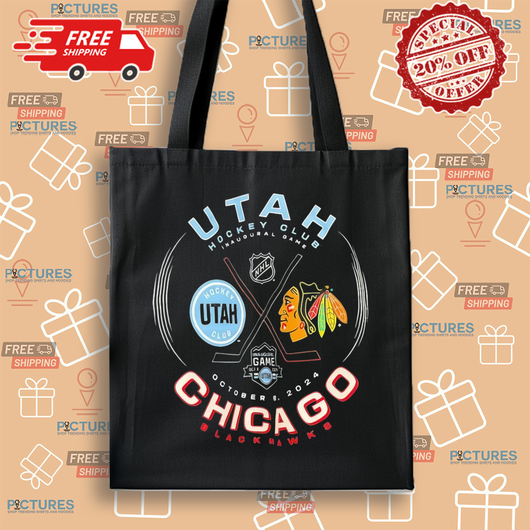 Utah Hockey Club Inaugural Game Chicago Blackhawks Octorber 2024 Shirt Utah Hockey Club Inaugural Game Chicago Blackhawks Octorber 2024 Shirt